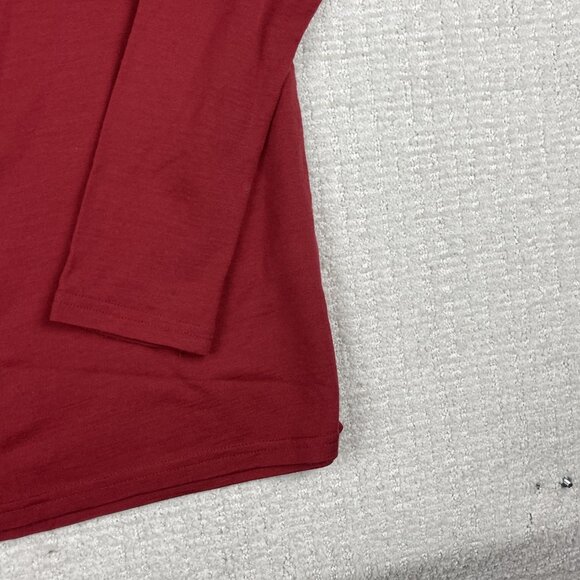 Yukonwool New Zealand 100% Made in Canada Merino Wool Base layer shirt Men S Red - Picture 6 of 16